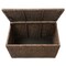 Casafield 30" Storage Chest with Lid, Handles, and Safety Hinge - Water Hyacinth Wicker Storage Trunk for Entry Way, Living Room, Bedroom